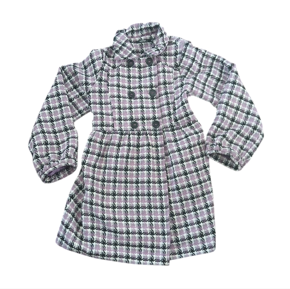 🩵Tweed wool blend coat